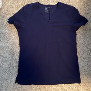 Figs navy scrub set small top medium bottom